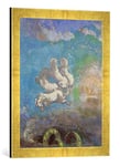 Kunst für Alle 'Encadré Image de Odilon Redon The Chariot of Apollo, c.1905–14, d'art dans Le Cadre de Haute qualité Photos Fait Main, 40 x 60 cm, Doré Raya