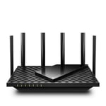 TP-Link Archer AXE75 langaton reititin Gigabitti Ethernet Kolmikaista (2,4 GHz/5 GHz/6 GHz) musta