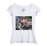 T-Shirt Femme Col Echancré Kaguya Otsutsuki Deesse Naruto Jubi Manga