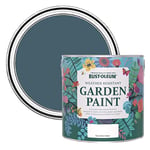 Rust-Oleum Blue Mould-Resistant Garden Paint In Matt Finish - Blueprint 2.5L