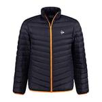 DUNLOP Essentials Unisex Sport Jacket Garçon Bleu Marine/Orange FR : M (Taille Fabricant : M)