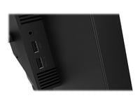 Lenovo ThinkVision T32h-20 - Écran LED - 32" - 2560 x 1440 QHD - IPS - 350 cd/m² - 1000:1 - 4 ms - HDMI, DisplayPort, USB-C - noir corbeau - Campus
