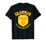 Grammar Police Serve and Correct T-Shirt