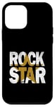 Coque pour iPhone 12 mini University Varsity-Gold Rock Star Varsity-Gold