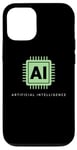 Coque pour iPhone 12/12 Pro Technologie de puce informatique intelligence artificielle IA