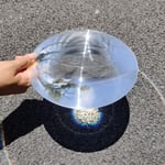 1Pc Focal Length 100mm Fresnel Lens Optical 3D Lens  Physics Classroom