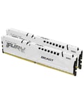 Kingston Technology FURY Beast 32 Go 6000 MT/s DDR5 CL30 DIMM (Kits de 2) White XMP