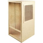 REPITERRA Haut Terrarium en bois OSB, vivarium avec ventilation sur le toit pour caméléon, 60 x 120 x 60 cm