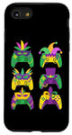 Coque pour iPhone SE (2020) / 7 / 8 Mardi Gras Manette de Jeu Vidéo Jester Chapeau Gamers Enfants