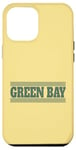 iPhone 15 Plus Vintage Green Bay Checkered Flag Home Pride Green Bay Case