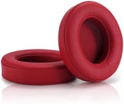 Aiivioll Replacement Ear Pads Protein PU Leather Ear Cushion Compatible with by Dr.Dre Studio 2.0 Studio 3 B0500 B0501 Wired Wireless Over-Ear Headphones (Dark Red)