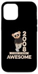 Coque pour iPhone 12/12 Pro Ours en peluche original Awesome 17e anniversaire homme femme 2008