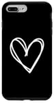 Coque pour iPhone 7 Plus/8 Plus T-shirt graphique Happy Valentines Day Heart pour femme