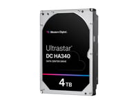 WD Ultrastar DC HA340 WUS721204BLE6L4 - Disque dur - Centre de données - 4 To - interne - 3.5" - SATA 6Gb/s - 7200 tours/min - mémoire tampon : 256 Mo