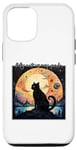 Coque pour iPhone 15 Mon chat est mon guide.