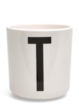 Kids Personal Eco Cup White Design Letters