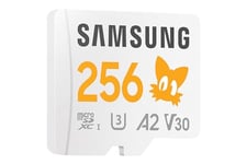 Samsung microSD Sonic Pro Plus, Interface UHS-I, 256 Go, Vitesse de Lecture jusqu'à 180 Mo/s, Toujours Plus de Vitesse pour Les Consoles, MB-MD256SA/LC1, avec Adaptateur SD