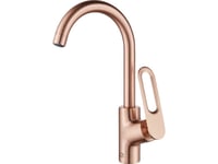 Kitchen Faucet Laveo Baj_868U Bat. Tier Sink. 1-Open Standing Filler "U" Rose Gold // Bk.Baj_868U