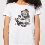 T-Shirt Femme Happiness - La Belle et la Bête (Disney) - Blanc - S - Blanc