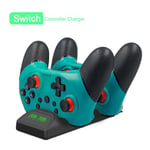 Station De Charge Double Pour Les Manettes De Jeu Nintendo Switch Pro, Support De Station De Charge Avec Indiquez