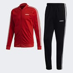 adidas Men's Mts B2bas 3s Tracksuit, top:scarlet/White bottom:black/White, XXL Long UK