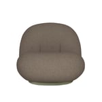 Gubi - Pacha Outdoor Lounge Chair - Fully Upholstered, Swivel, PG. B Limonta Lorkey 43 - Matstolar utomhus - Pierre Paulin - Vit - Textilmaterial