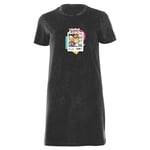 Nickelodeon Rugrats Women's T-Shirt Dress - Black Acid Wash - M - Black Acid Wash