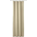 1PC Rideau Opaque Passe Tringle Rideau occultant en Polyester 135x245cm, Sable - Woltu