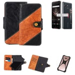 Couverture de téléphone portable pour Asus ROG Phone Case Cover noir brun clai