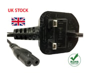 Figure 8 - 2M Mains Power Lead Cable Cord for Xbox Sky Ps3/PS4 Tv Led UK