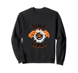 Trick or Treat Hands Halloween Magic Ball Design Sweatshirt