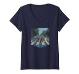 Womens The Beatles - Abbey Road V-Neck T-Shirt