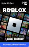 Roblox Gift Card - 1,000 Robux [Includes Exclusive Virtual Item] [Online Game Code]