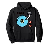 Vinyl Record Player Album Pullover Hoodie