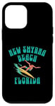 Coque pour iPhone 12 mini Nouveau Smyrna Beach Florida Surf Vintage Retro Style Design