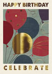 Kort Poster Print Celebrate balloons