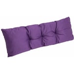 Coussin pour palettes 120 x 40cm, coussins canapé, coussin de jardin, coussin de sol/ coussin palette in-extérieur Violet Setgarden