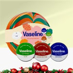 Vaseline Lip Loving Collection 3 Pieces Lip Balm Tin Gift Set for Her