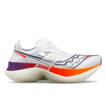 Saucony Endorphin Elite Dame White/Vizired, US W 8 | 39