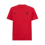 AC Milan Ess Cotton T-Shirt, Adult, red, S