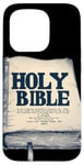 iPhone 15 Pro Pretty Holy Bible Outfit for Books and Christ Lovers Case