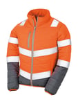 Veste Matelassée - Doudoune Sécurité Femme R325f - Orange Fluo