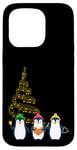 iPhone 15 Pro Musical Penguins Singing Carols Christmas Penguin Lover Case