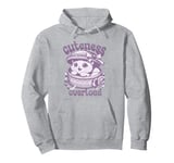 Vintage Meme Cat Peeking Out From The Victorian Box Pullover Hoodie