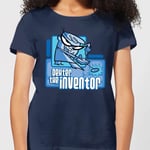 Dexters Lab The Inventor Women's T-Shirt - Navy - S - Navy