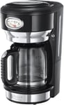 Russell Hobbs Coffee Maker-Classic-Retro-Black-Free Shipping