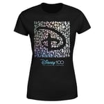 Disney 100 Years Of Disney Women's T-Shirt - Black - XL - Black