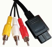 New AV Audio Video RCA Cable For SNES Super Famicom Nintendo N64 Gamecube 55