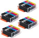 20 Cartouche d'encre Compatible pour Canon PGI-550 XL CLI-551 XL pour IP7200 IP7250 IX6800 IX6850 MG5400 MG5450 MG5550 MG5600