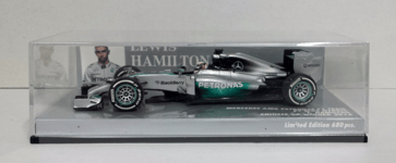 MINICHAMPS 1/43 Modèle Auto F1 Mercedes Hamilton Chine 2014 Modélisme Diecast